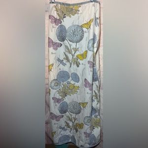 2 Botanical/Butterfly Bath Towel